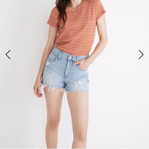 Madewell the perfect Jean shorts light wash 30 - Picture 2 of 10